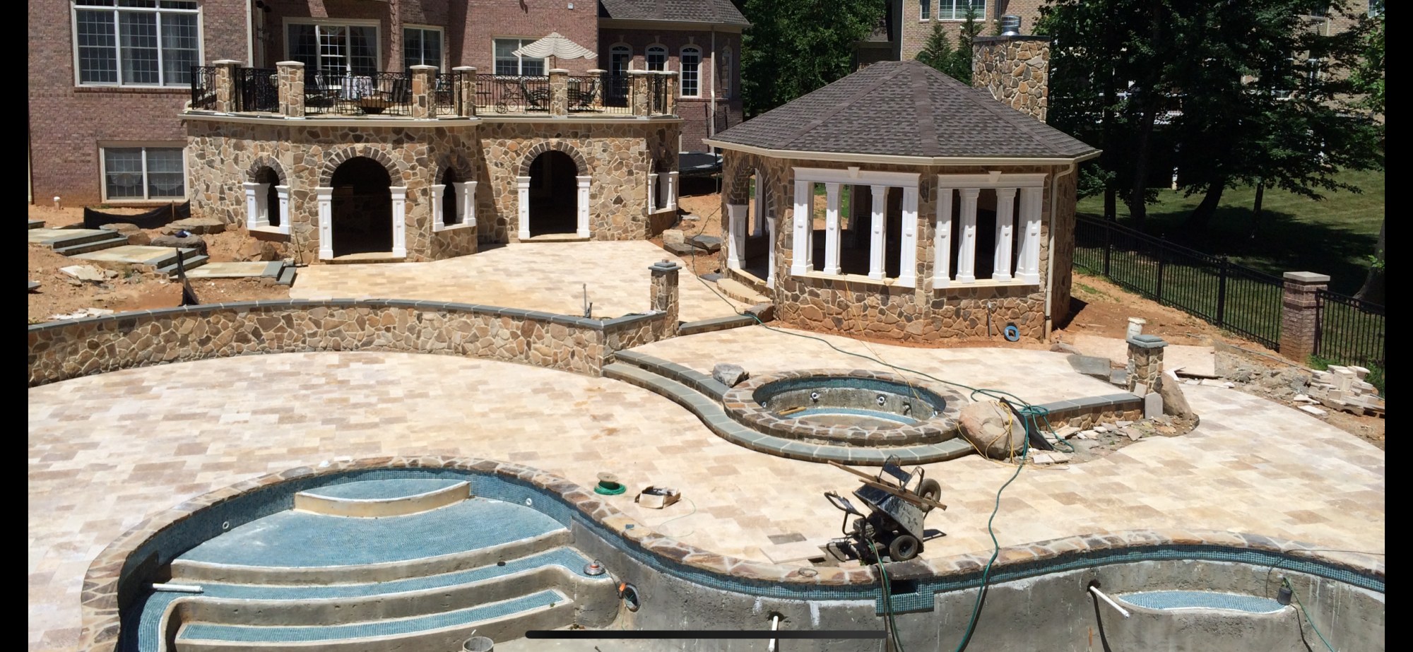 Finished Patio and Pool